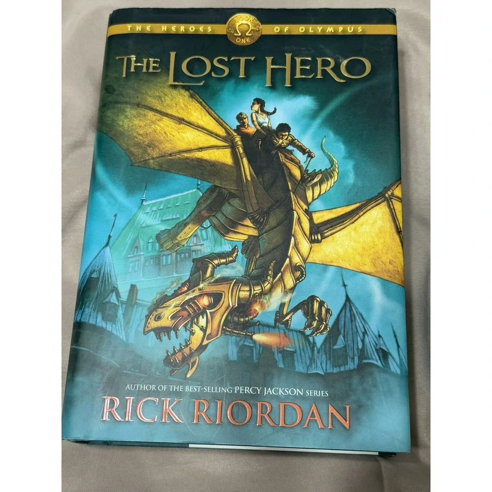 The Heroes of‎ Olympus Rick Riordan Hardcover Books 1,2,4 All First Edition